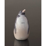 Penguin looking up inquisitively, Royal Copenhagen bird figurine no. 3003