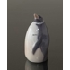 Penguin looking up inquisitively, Royal Copenhagen bird figurine no. 3003 or 139