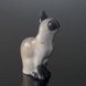 Siamese Cat looking to the side, Royal Copenhagen figurine no. 3281 or 142
