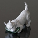 Dog with Slipper, Royal Copenhagen dig figurine no. 3476
