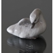 Cygnet with raised wing, Royal Copenhagen bird figurine no. 364
