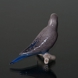 Blauer Wellensittich, Sittich auf Ast, Bing & Gröndahl Vogelfigur oder 457