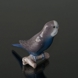 Blauer Wellensittich, Sittich auf Ast, Bing & Gröndahl Vogelfigur oder 457