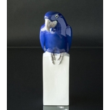 Blue Ara, Bing & Grondahl bird figurine no. 2235