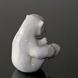 Polar Bear Cub sitting playfully, Bing & Grondahl figurine no. 2536 or 536
