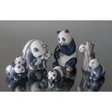 Panda sitting inquisitively, Royal Copenhagen figurine