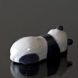 Panda schläft, Royal Copenhagen Figur Nr. 665