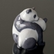 Panda's playing and fighting happily, Royal Copenhagen figurine no. 667