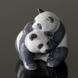 Pandas spielt und kämpft, Royal Copenhagen Figur Nr. 667