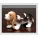Basset hound, Royal Copenhagen hunde figur nr. 750