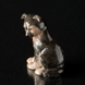 German Shepherd Puppy Sitting, Royal Copenhagen dog figurine no. 754