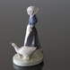Little girl with geese walking along, Royal Copenhagen figurine no. 528 or 067