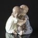 To børn med Hund, Royal Copenhagen figur nr. 707 eller 070