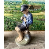 Shepherd Boy Cutting a Stick, Royal Copenhagen figurine no. 905 or 079