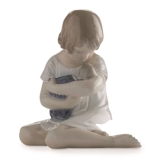 Girl with Doll in her Arms, Royal Copenhagen figurine no. 1938