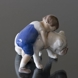 Unconditional Love - Two Friends, Boy with Bulldog, Bing & grondahl figurine no. 1790 or 427