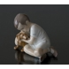 Boy with Dog, True Friendship, Bing & grondahl figurine no. 1951 or 440