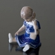 Else eats icecream, Royal Copenhagen figurine no. 673