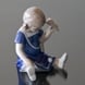 Else eats icecream, Royal Copenhagen figurine no. 673