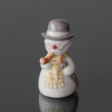 Snowman, Grandfather with Pipe, Royal Copenhagen winter figurine