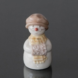 Snowman, Grandmother with Wristlet, Royal Copenhagen winter figurine