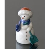 Snowman Mother with Shovel, Royal Copenhagen winter figurine