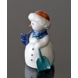 Snowman Mother with Shovel, Royal Copenhagen winter figurine no. 769