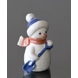 Snowman Boy with Shovel, Royal Copenhagen winter series figurine no. 770