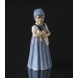 Mary, Pige med blå kjole, Bing & Grøndahl figur nr. 2721 eller 561