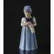Mary, Pige med blå kjole, Bing & Grøndahl figur nr. 2721 eller 561