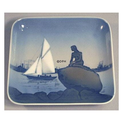 Tray with The Little Mermaid, Bing & grondahl no. 1300-6531 or 322