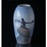 Vase with The Little Mermaid, Royal Copenhagen no. 1302-6252 or 342