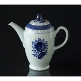 Royal Copenhagen/Aluminia  Tranquebar, blue, Coffee Pot