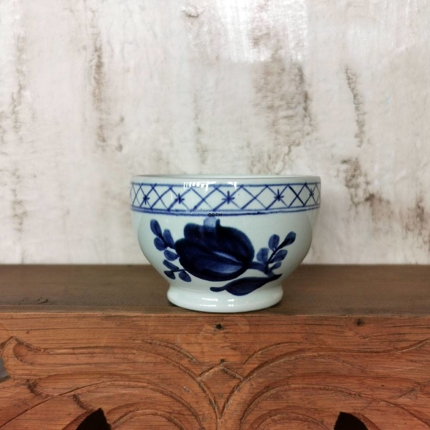 Royal Copenhagen/Aluminia Tranquebar, blau, Zuckerdose Nr. 11/1188 OHNE Decker