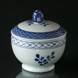 Royal Copenhagen/Aluminia Tranquebar, blue, sugar bowl no. 11/1188