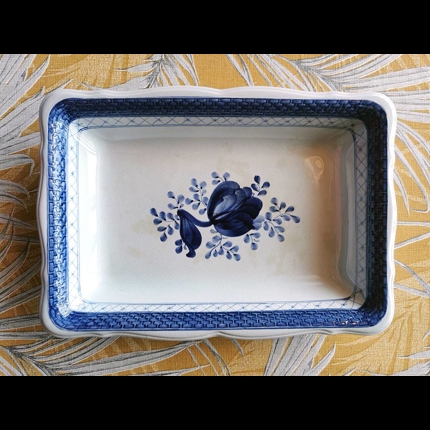 Royal Copenhagen/Aluminia  Tranquebar, blue, Bread Tray no. 11/1207