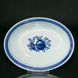 Royal Copenhagen/Aluminia Tranquebar, blue, oval bowl no. 11/1411 (length 29.5cm)