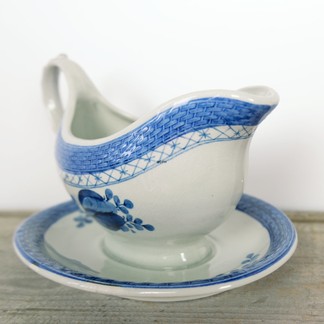 Royal Copenhagen/Aluminia Tranquebar, blau, Sauciere Nr. 11/923