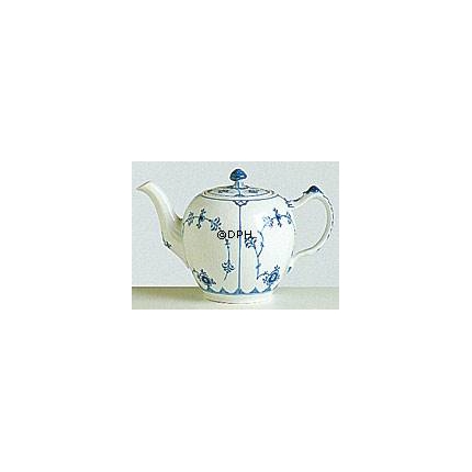 Blue Fluted, Plain, Tea Pot no. 1/258 or 135, capacity 70 cl., Royal Copenhagen