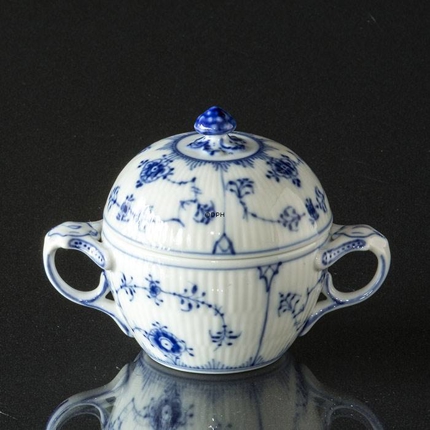 Blue Fluted, Plain, Sugar Bowl no. 1/428 or 159, Royal Copenhagen