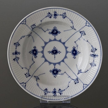 Blue Fluted, Plain, Soup Plate 23cm, Royal Copenhagen 23cm