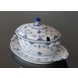 Blue Fluted, Half Lace, Soup Tureen with Cover, capacity 200 cl., Royal Copenhagen