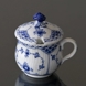 Blue Fluted, Half Lace, Mustard Pot no. 1/744 or 198, Royal Copenhagen