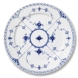 Blue Fluted, Half Lace, plate, Royal Copenhagen 27cm