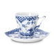 Musselmalet Vollspitze, Kaffeetasse, Inhalt 14 cl., Royal Copenhagen