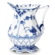 Blue Fluted, Full Lace, large, Cream jug no. 1/1032 or 394, Royal Copenhagen