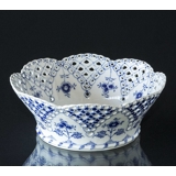 Blue Fluted, Full Lace, large Fruit bowl, Royal Copenhagen 24cm