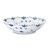 Blue Fluted, Full Lace, large round Salad Bowl, capacity 140 cl., Royal Copenhagen 28cm