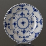 Blue Fluted, Full Lace, Plate, 15cm, Royal Copenhagen