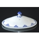 Princess, Blau, DECKEL für Deckelschale Nr. 1104172, oval, Inhalt 100 cl, Royal Copenhagen